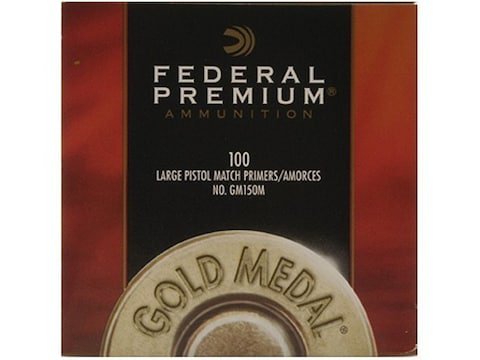 Federal Premium Gold Medal Large Pistol Match Primers #150M