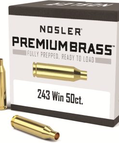 Nosler Custom Brass 243 Winchester Box of 50